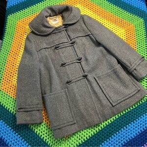 60's Vintage Kerrybrooke Sears Roebuck Gray Peacoat Coat Jacket